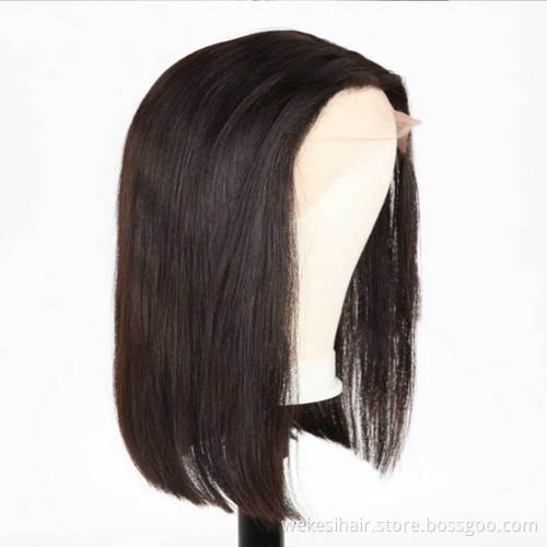 Short Curly Lace Wig Human Hair Bob Cut Full Lace Wigs With BaBy Hair Virgin Brazilian Bob Lace Front Wig